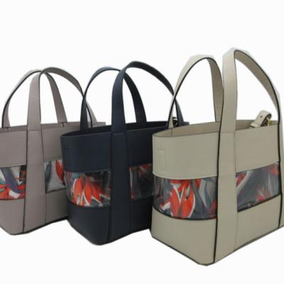 China 2021 New Fashion Style Customized Women Tote Bags Multifunctional Soft Pu Leather Packaging for sale