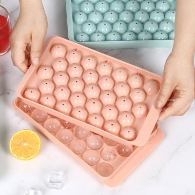 China Best Viable Selling Flexible Ice Cube Tray With Lid Free Easy Release Ice Cube Molds Make Mini Ice Cubes for sale