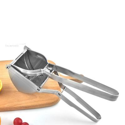 China Kitchen Sustainable Manual Squeezer Potato Stainless Steel Fruit Vegetable Fruit Vegetable Press for sale