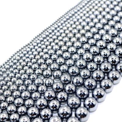 China DIY Jewelry Making Wholesale Terahertz Beads Bracelet Terahertz Loose Stone Round Beads Smooth Stone Beads For Jewelry Making for sale