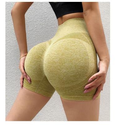 China Other New Women Shape Sexy Seamless Yoga Shorts High Waist Stretch Tight Fitness Pants for sale