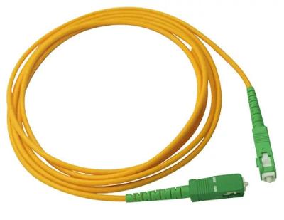 China Patch Cord Jumper Kabel SC APC DX SM Simplex Patch Kabel Großhandel Glasfaser zu verkaufen