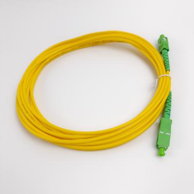 중국 FTTH 제품 야외 5.0×2.0mm 1미터 SM 심플렉스 9125 FTTH 드롭 케이블 패치 코드 LC SC PC SC APC 커넥터 심플렉스 광섬유 패치 코드 판매용