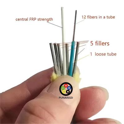 China ADSS FIBER OPTIC CABLE Stranded G652D 32/48/96 Core Optic Fiber ADSS Cable for sale