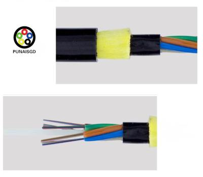 China CABLE de fibra óptica ADSS 12 núcleos 24 núcleos 48 núcleos 96 núcleos de chaqueta única en venta