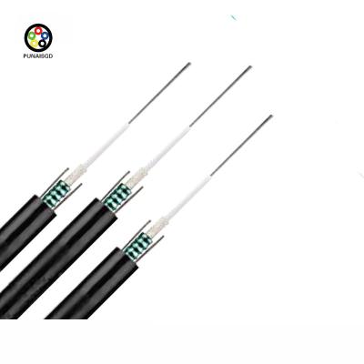 China Outdoor Fiber Optic Cable China GYXTW Armored Outdoor Fiber Optic Cable 2 4 6 8 12 24 Core Single Mode Optical Fiber Cable Price Per Meter for sale