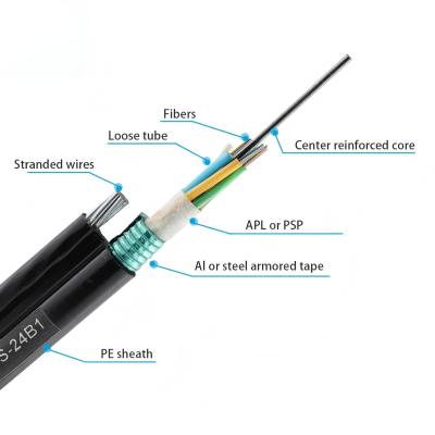 China Figura 8 Cable de fibra óptica de soporte automático Cable de fibra óptica GYTC8S en venta