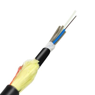 China Cable de fibra óptica ADSS 300M Span Todo dieléctrico de soporte automático de chaquetas dobles Cable de fibra óptica en venta