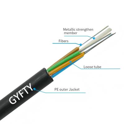 China Duct Cable Non-Metallic Non-Armored Cable Dielectric Loose Tube Cable GYFTY for sale