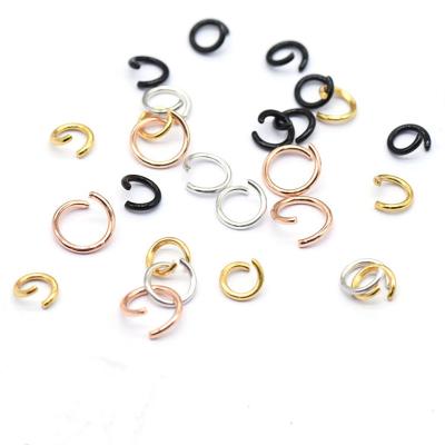 China Fashion Jewelry Findings 2.5mm 3mm 3.5mm 4mm 4.5mm 5mm 6mm 7mm 8mm 9mm 10mm 12mm Round Connector Stainless Steel Split Open Jump Rings for sale