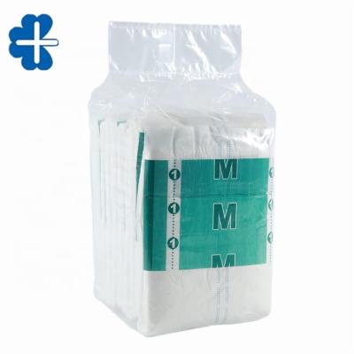 China Hospital Factory Produces Hot-sell Disposable Adult Incontinence Diapers With PE Film for sale