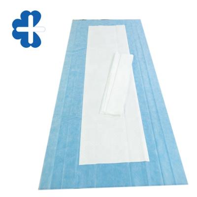 China Large Size Hospital OEM Comfortable Hospital Incontinence Disposable Blue Absorbent Table Surgical Sheet High for sale