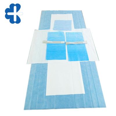 China Disposable Hospital Underpad 100x230cm Large Size Nonwoven Hospital Surgical For Opreating Room Use for sale