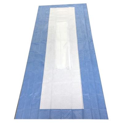 China Disposable hospital medical drape with spunlace lift sheet for hospital use and medical use for sale