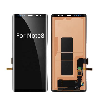 China LCD split screen replace free sample cell phone lcds screen for note 8, lcd samsung display for samsung note8, celular display screen LCD pantallas De for note 8 for sale