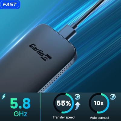 China Adaptador sem fio de alta velocidade com fio Android Auto para sem fio Dongle A2A Android Auto à venda