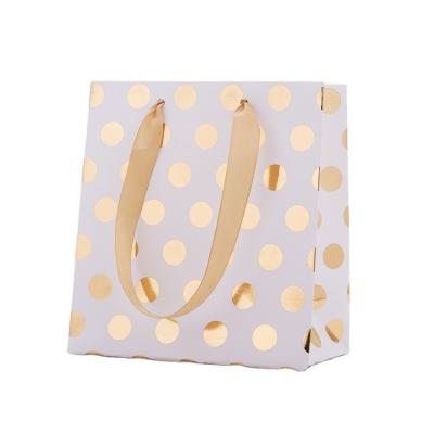 China Other Small Gift Bags with Ribbon Handles Weddings Birthday Christmas Holiday Graduation Baby Gift Paper Bags for sale