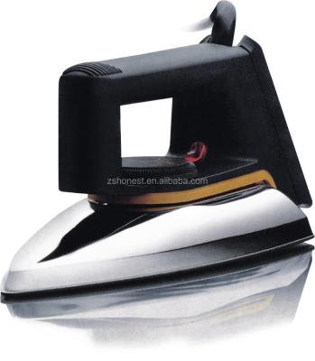 China Light Dry Iron 500w-1000w Light Dry Iron Cheap Prices With Non Stick Polished Checkers for sale