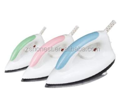 China Zhongshan Honest Dry Iron 500W HN317 Flat Light Dry Iron for sale