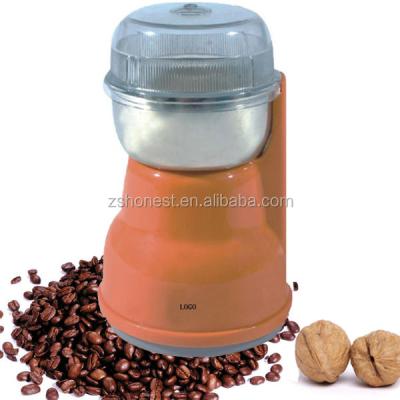 China HN-380 stainless steel coffee grinder with stainless steel cup and blade for sale