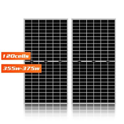 China Trina Solar Residential Panels Half Cut 132 Cells 365W 355W 380W 210mmx210mm Module Residential Home Monocrystalline Solar Panels for sale