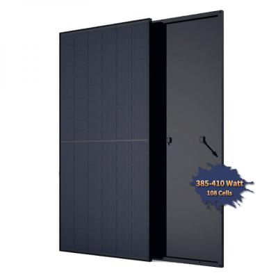 China Solar Power System All 405W Monocrystalline Black Silicon 400W 410W Black Solar Panel PV Module Tier 1 Solar Panel Full for sale