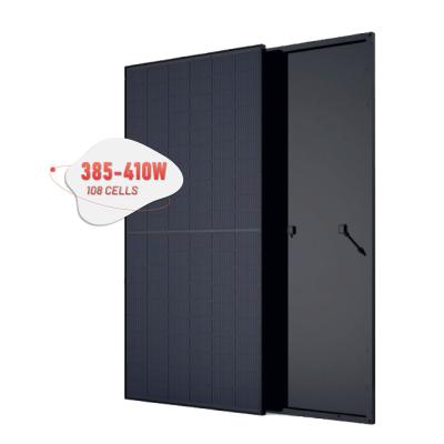 China Hot Selling Solar Power System All Black Mono 390W 400W 405W Solar PV Module 390W 400W 405W PV Module Full Black Solar Panel 108 Cells for sale