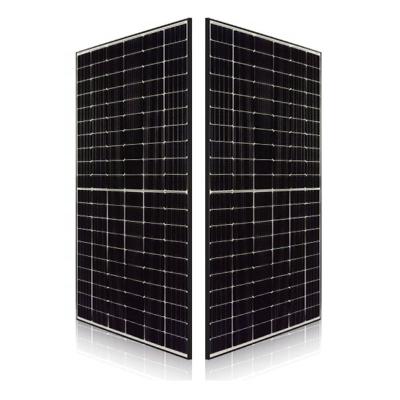 China Mono Bifacial Glass Panel High Efficiency Double Solar Panels 420w Hoisted Solar Price 166mmx166mm for sale