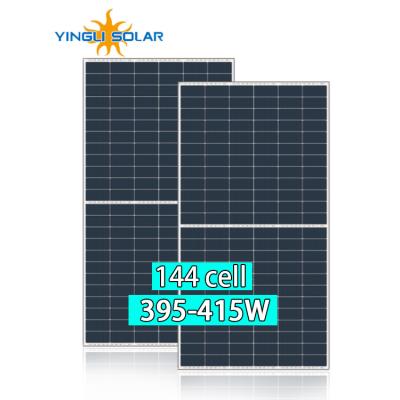 China Yingli Poly Solar Panels 395w 400w 405w 410w 415w Commercial Polycrystalline Solar Panel Price Foe Home Use Best for sale