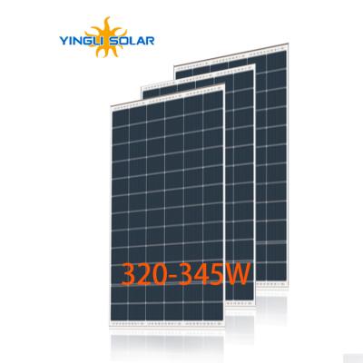 China Yingli Half Cell Poly 320w 325w 330w 335w 340w 345w Commercial Polycrystalline Solar System Panel Solar Panels Price for sale