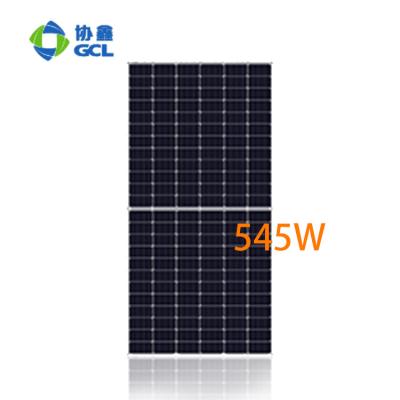 China GCL high efficiency 510w 520w 530w 540w solar panel power 545w 9bb 144cell solar panels for pumping GCL-M10/72H for sale