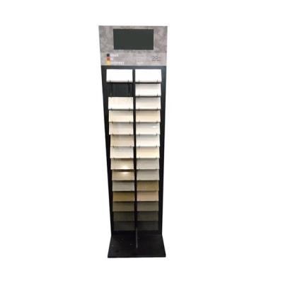 China High Strength Porcelain Tile Holder Display / Indoor Floor Display Stands for sale