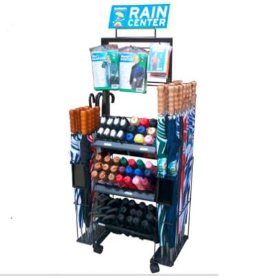 China Metal Retail Display Stands Umbrella Display Rack for sale