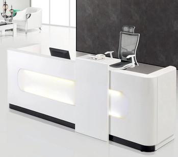 China LED Light Modern Retail Checkout Counter Portable And Fashion Design for sale