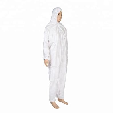 China Medical & Disposable Medical Lab Protective Suit PP PPE Sms Sf Coverall Ppekit Non Woven Coveralls And Non Sterile CE Class I Lab Pad 60g for sale