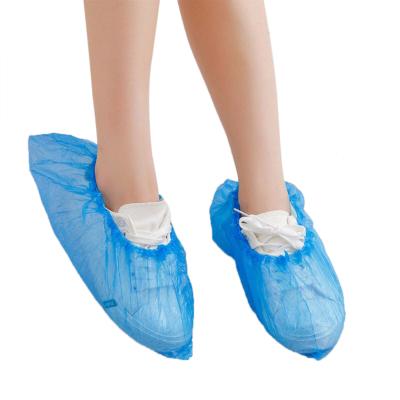 China Non Skid Anti-Slip Pe Eco-friendly Plastic Shoe Covers Disposable Shoe Covers for sale