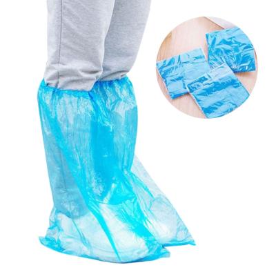 China Waterproof Wholesale Rain Waterproof Shoes Cover Disposable Boots PE Boot Cover for sale