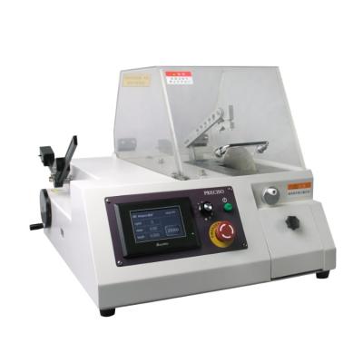 China Low Speed ​​Machinery Repair Shops Diamond Saw Metallographic Specimen Cutting Machine for sale