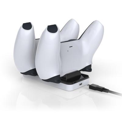 China Two Seat Charging PS5 Controller Seat Charging Station Charger Base Dock Game Charging Accessories For PS5 Controller for sale