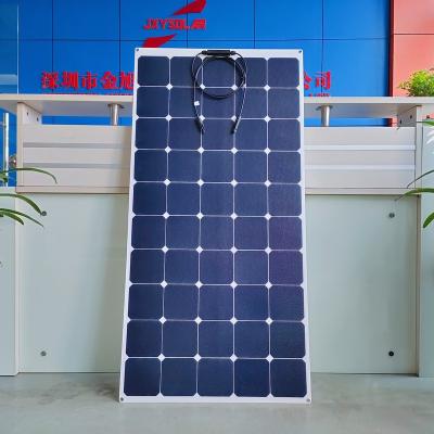 China ETFE Cells 170W 28.5V ETFE Sunpower Salt Spray Corrosion Resistance Semi Flexible Solar Panel For Marine RVs Campervans Boats Cars for sale