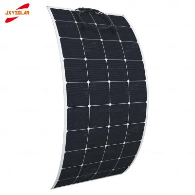 China ETFE 135W 22.8V ETFE Sunpower Cell Marine Semi Flexible Solar Panels High Efficiency for Yachts Boats RVs Cars Campervans Roofs for sale