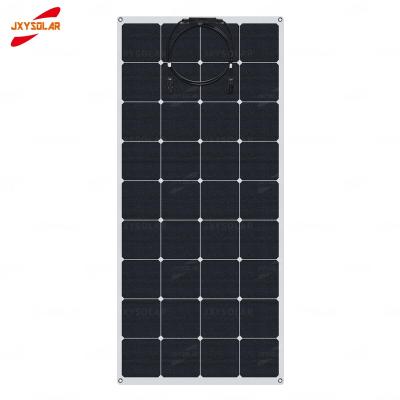 China Green Semi Flexible ETFE 120W 20.8V ETFE Sunpower Cell Energy Photovoltic Solar Panel Power for Yachts Cars Campervans RVs Boats for sale