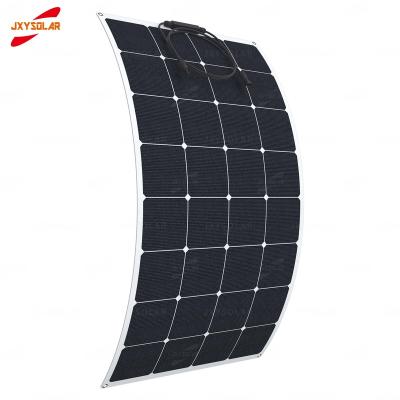 China Semi Flexible ETFE 110W 18.5V ETFE Sunpower Cell Solar Panels Charging Batteries Marine Yachts Campervans Boats RVs for sale