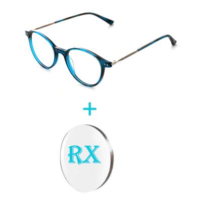 China Single Vision 1004 1.56 Fashion Acetate RX Glasses Blue Cut Optical Glasses Customize Power Prescription Glasses for sale