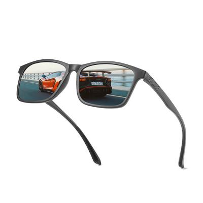 China Fashion sunglasses sport sunglasses 2020 retro square sunglasses men polarized TR90 sports sunglasses for sale