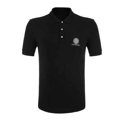 China Customizable Breathable Sports Shirt for Men White/Black Polo Golf Shirts for sale