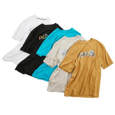 China Mensen T-shirts O-neck stijl 170-210 gram snel drogen en emboss drukken Te koop