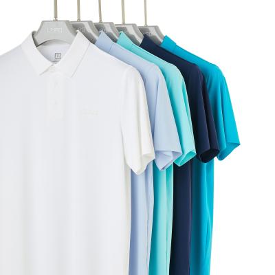 China Camisas de polo respiráveis masculinas T-Shirt formal com design sem costura grande demais à venda