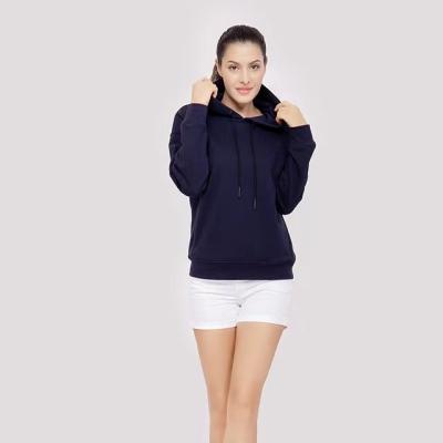 China Herbst-Baumwoll-Damen-Hoodies-Sweatshirts gegen Falten mit Nadeldetektion zu verkaufen