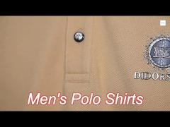 high elasticity breathable custom polo shirts with embroidery logo for men‘s clothing